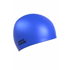 M053505008W ШАПОЧКА ДЛЯ ПЛАВАНИЯ METAL SILICONE SOLID BLUE