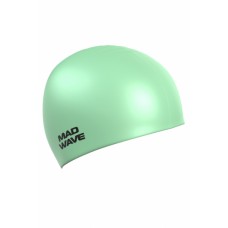 M053504010W ШАПОЧКА ДЛЯ ПЛАВАНИЯ PASTEL SILICONE SOLID GREEN