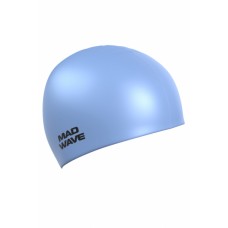 M053504008W ШАПОЧКА ДЛЯ ПЛАВАНИЯ PASTEL SILICONE SOLID AZURE